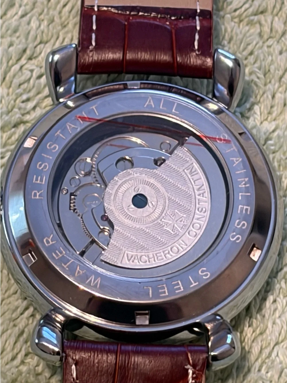 Custom Handmade Mechanical Watch + 6-Slot Wooden Display Case Bundle